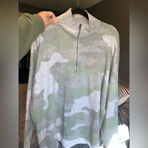 Aerie Sunday Soft Quarter Zip Sweatshirt